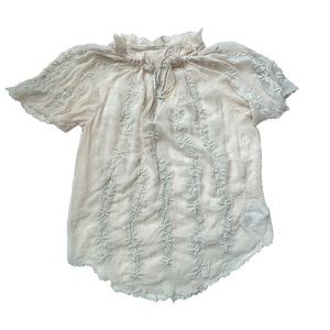 Cream viscose blouse. No tags. Good used condition